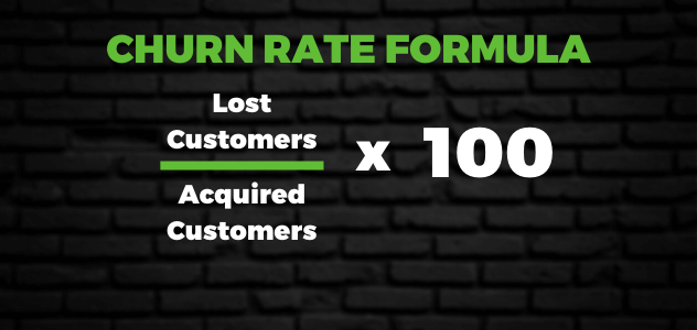 Calculating Churn Rate formula