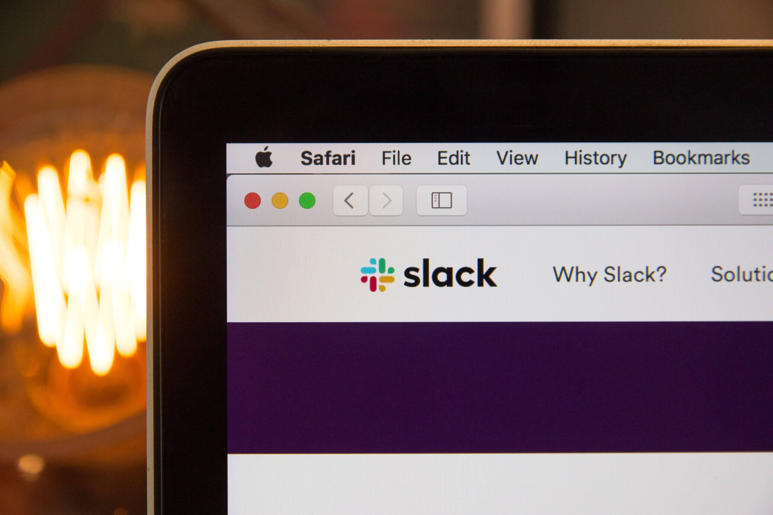 Slack Logo close up