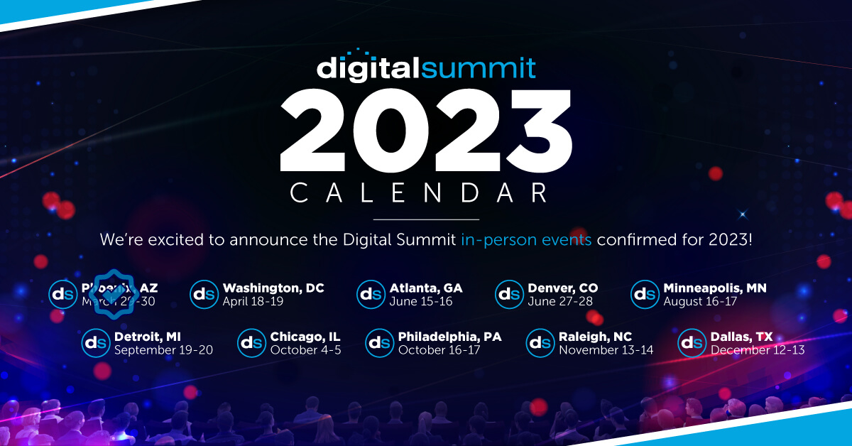 Digital Summit events in 2023